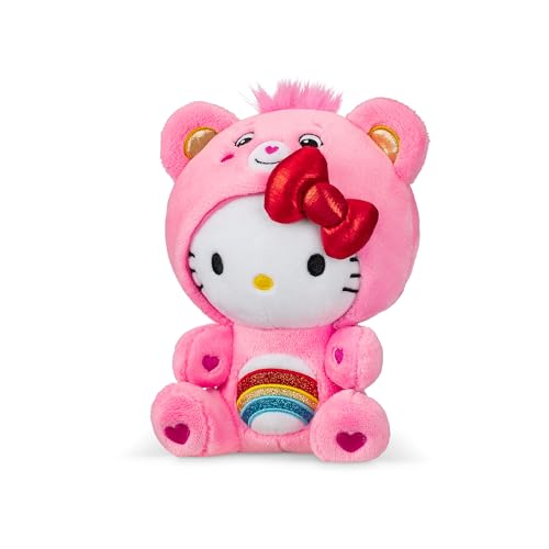 Hello Kitty as Cheer Bear - 8" Plush Toy