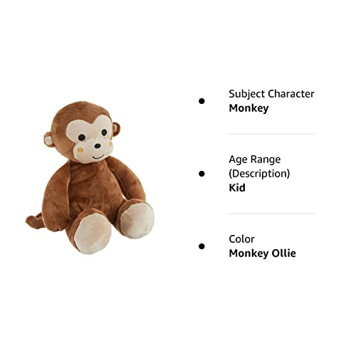 Plush Monkey Ollie Toy, 8 Inch (1 Pack)