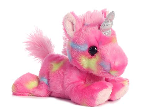 Aurora Vibrant Bright Fancies Unicorn Stuffed Animal - Pink
