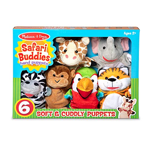 Melissa & Doug Safari Buddies Hand Puppets Set