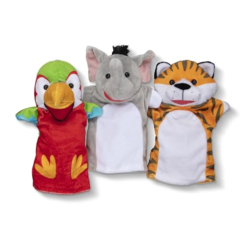 Melissa & Doug Safari Buddies Hand Puppets Set