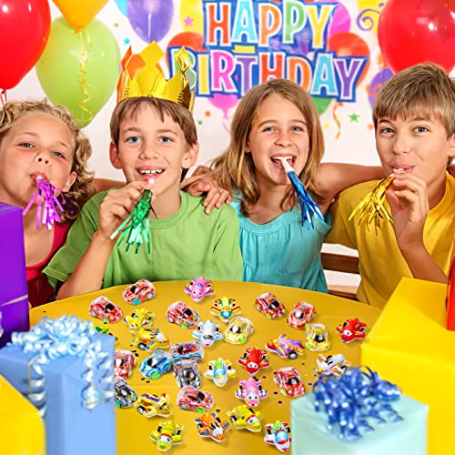 50 Mini Toy Cars for Kids' Party Favors