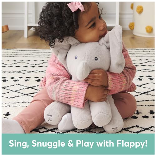 GUND Baby Animated Flappy Elephant Plush, Singing Toy