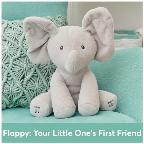 GUND Baby Animated Flappy Elephant Plush, Singing Toy