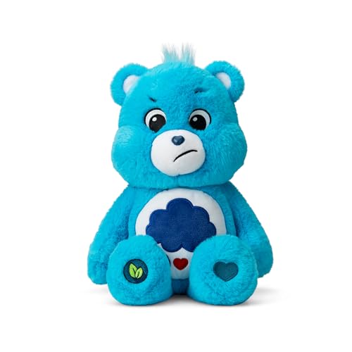 Care Bears 14” Grumpy Bear Blue Plushie - Soft and Cuddly Gift