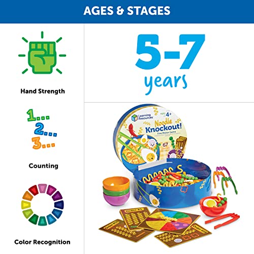 Learning Resources Noodle Knockout! Fine Motor Skills Game