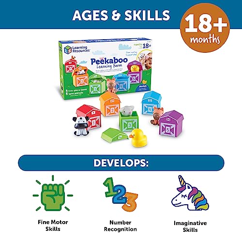 Peekaboo Learning Farm - Toddler Counting & Sorting Toys