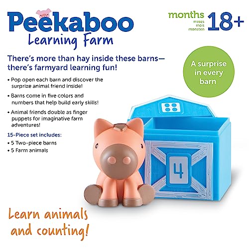 Peekaboo Learning Farm - Toddler Counting & Sorting Toys