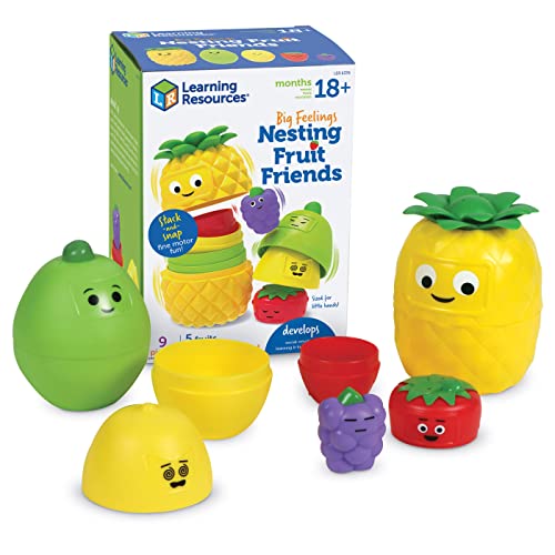 Big Feelings Nesting Fruit Friends, Ages 18+ Months
