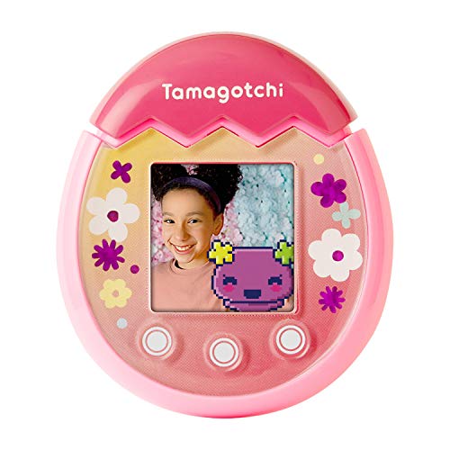 Tamagotchi Pix - Pretty Floral Design in Pink