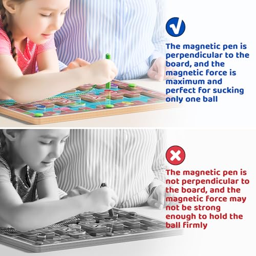 Montessori Magnetic Alphabet Maze: Educational Toddler Travel Toy