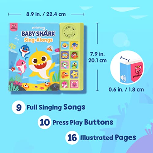 Interactive Baby Shark Sing-Along Sound Book for Toddlers