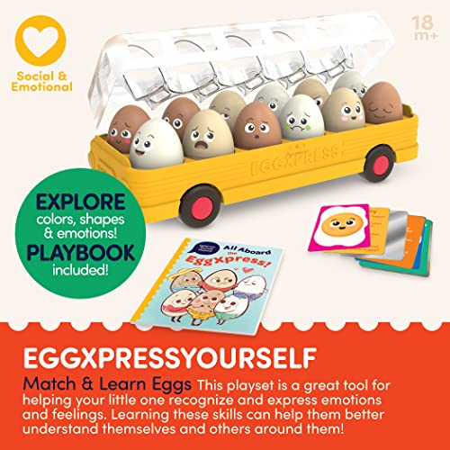 Educational Toddler Matching Eggs Sorting Game - 18 Months +