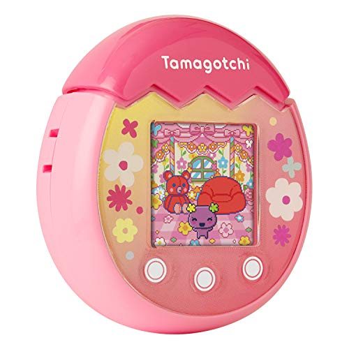 Tamagotchi Pix - Pretty Floral Design in Pink
