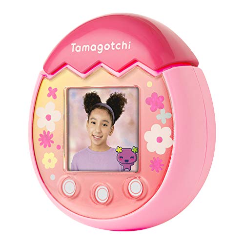 Tamagotchi Pix - Pretty Floral Design in Pink