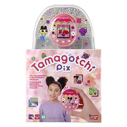 Tamagotchi Pix - Pretty Floral Design in Pink