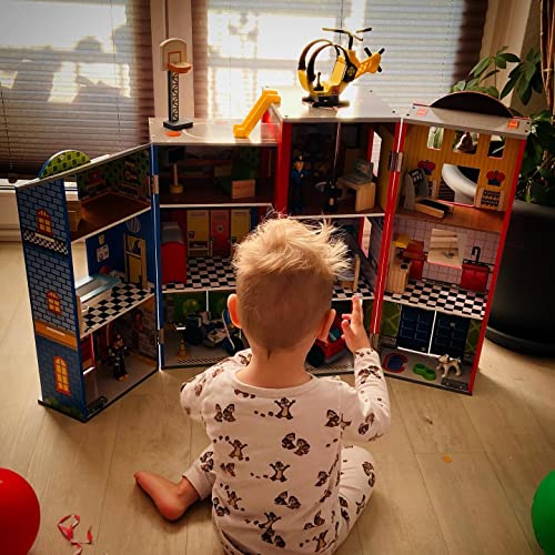KidKraft Everyday Heroes Wooden Playset with 26 Accessories