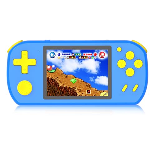 Handheld Console with 218 Retro Video Games, Portable LCD