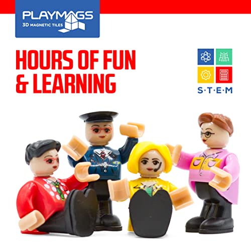 Playmags Magnetic Figures Community Set - STEM Learning Toys