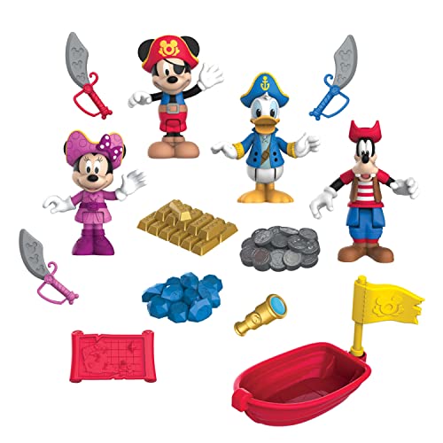 Exclusive Mickey Mouse Pirate Figure Set for Kids