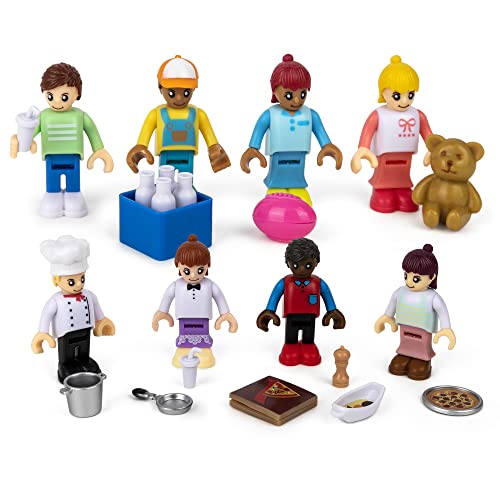 Playkidiz 8 Toy Figures & Playsets Family Set