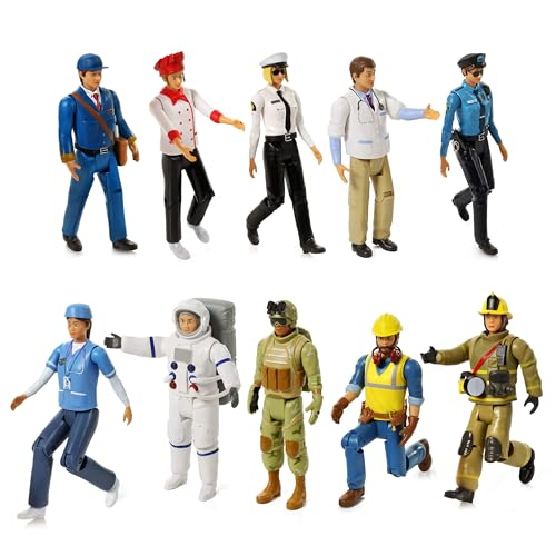 Sweet Li’l Family Dollhouse Figures Set with 10 Characters