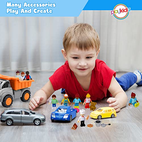 Playkidiz 8 Toy Figures & Playsets Family Set