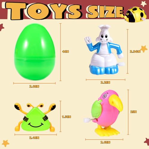 25pcs Wind-Up Animal Toys for Kids Fun