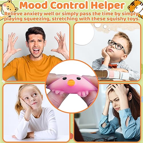 110 Pcs Mini Kawaii Mochi Squishy Toys