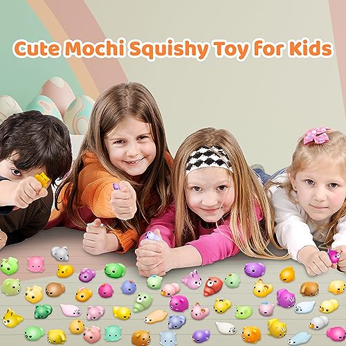 110 Pcs Mini Kawaii Mochi Squishy Toys