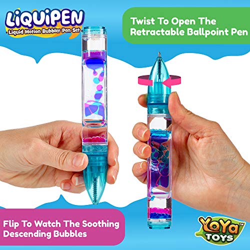 Yoya Liquipen Fidget Pens - 3 Pack