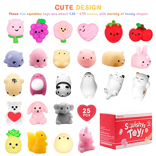 25 Mini Kawaii Squishies for Easter Fun