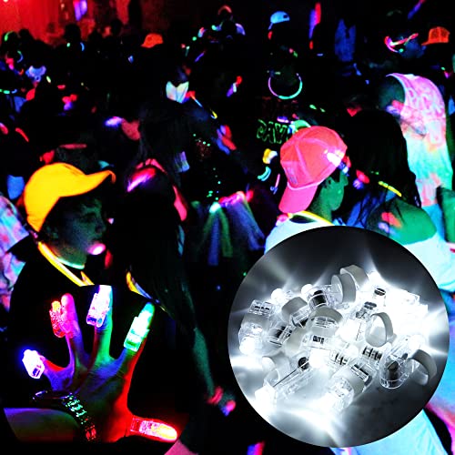 LED Finger Lights for Parties - 40 Pack