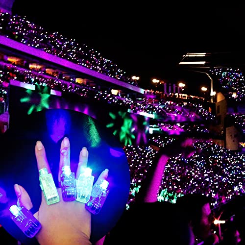 LED Finger Lights for Parties - 40 Pack