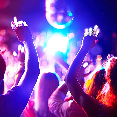 LED Finger Lights for Parties - 40 Pack