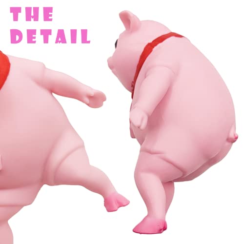 Cute Pink Pig Squishy Toy for Stress Relief