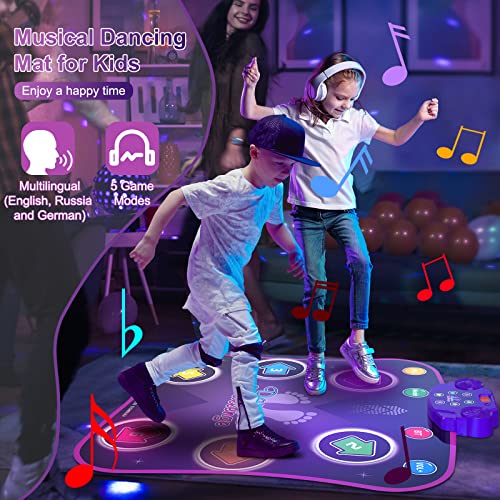 Electronic Dance Floor Mat for Kids, Wireless Bluetooth