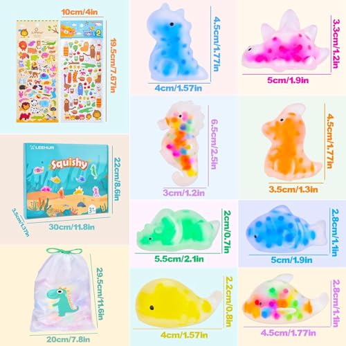 48PCS Kawaii Squishies Pack - Fun Stress Relievers