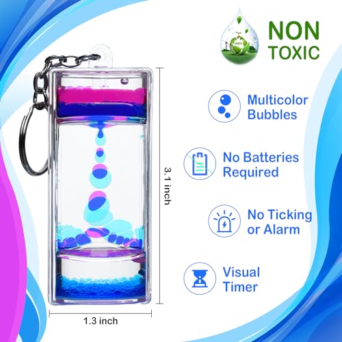 Liquid Motion Bubbler Keychains - Fidget Sensory Set