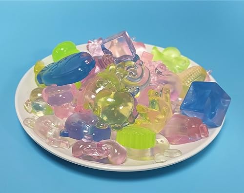 48 Pack Crystal Mochi Squishy Toys Set