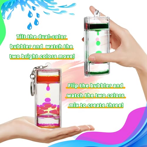 Liquid Motion Bubbler Keychains - Fidget Sensory Set