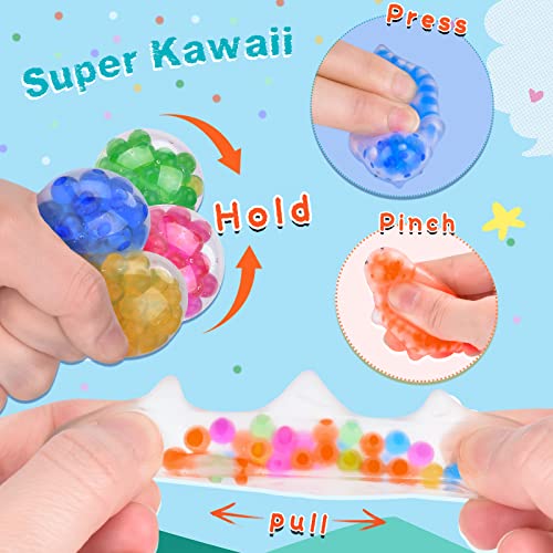 48PCS Kawaii Squishies Pack - Fun Stress Relievers