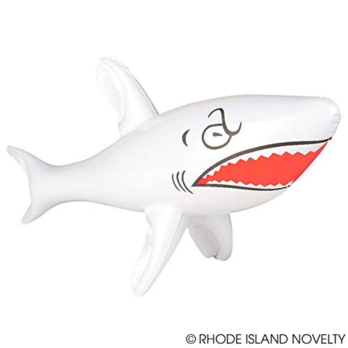 Set of 6 Inflatable 24-Inch Sharks