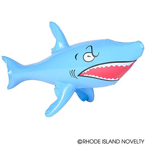 Set of 6 Inflatable 24-Inch Sharks