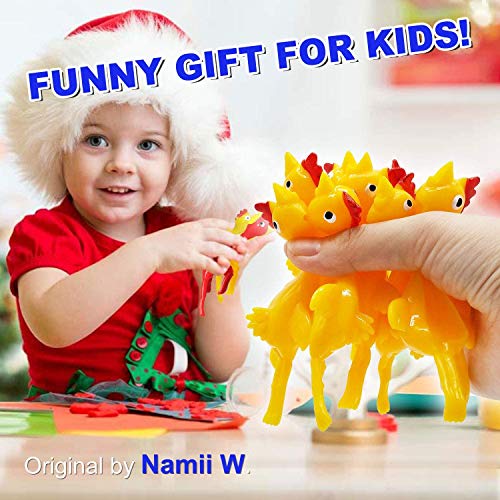 Funny Rubber Chicken Slingshot Gag Toy Set
