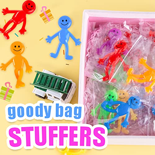 Smiley Face Bendable Figures - 60PCS Stretchy Fun