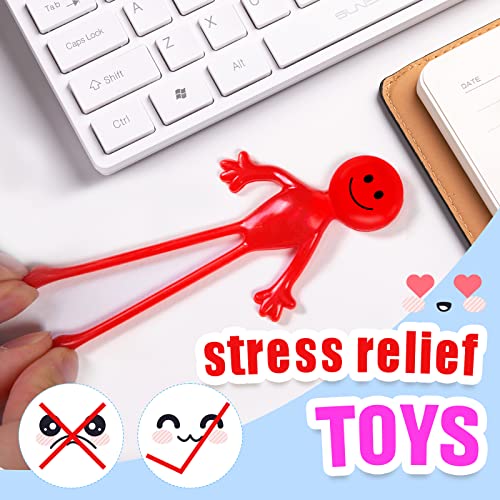 Smiley Face Bendable Figures - 60PCS Stretchy Fun