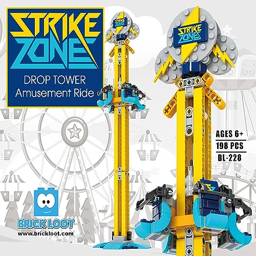 Strike Zone Drop Tower Building Blocks Set
