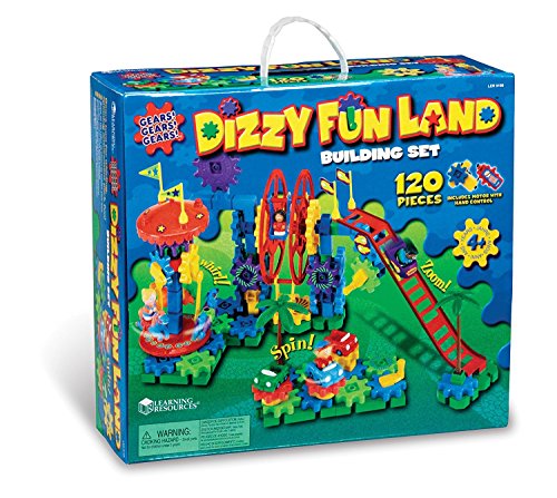 Motorized Gears Toy Set for Kids 120 Pieces