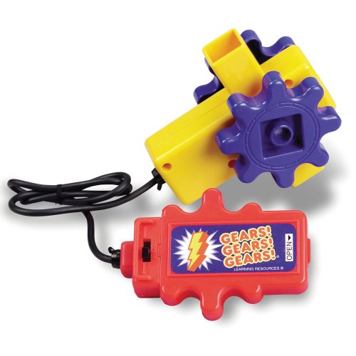 Motorized Gears Toy Set for Kids 120 Pieces